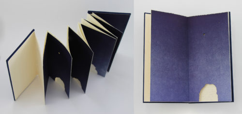 Rhiannon Alpers, Whispering Stones, Artist's Book, 9 x 5 x .5 in, 2021